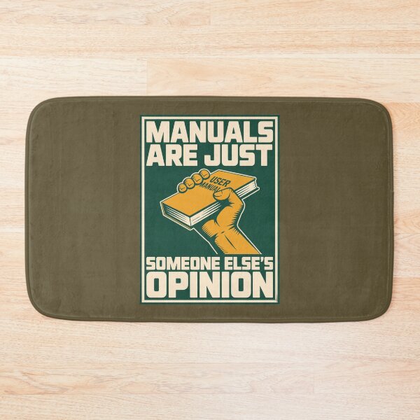 Item preview, Manuals Are Opinions designed and sold by SignumShop.
