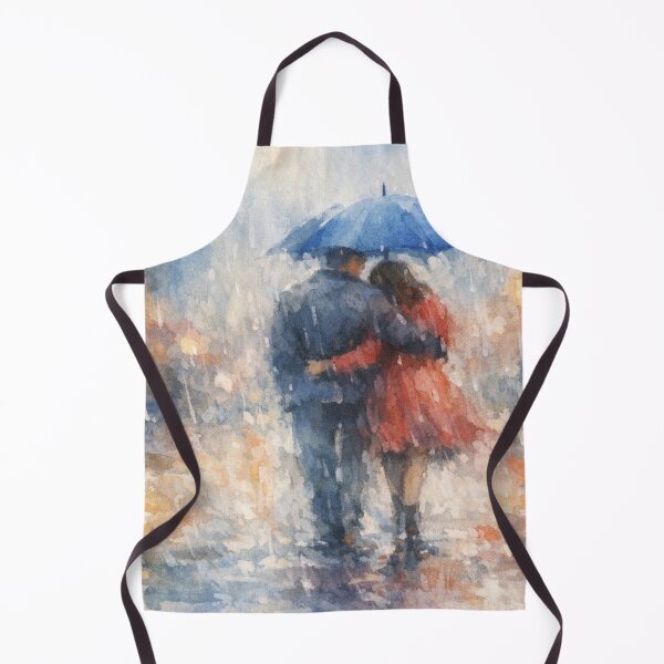 Item preview, Rainy togetherness in watercolor dreams designed and sold by Sigtrix.