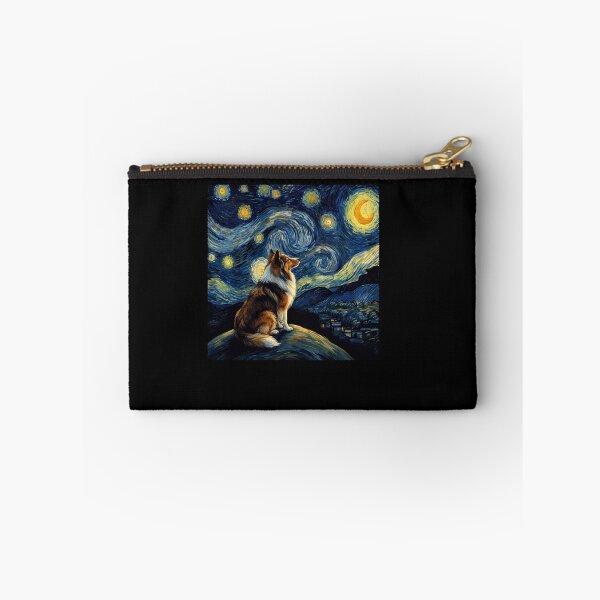Item preview, Shetland Sheepdog Starry Night Van Gogh Art Dog Lover designed and sold by TerryConnells.