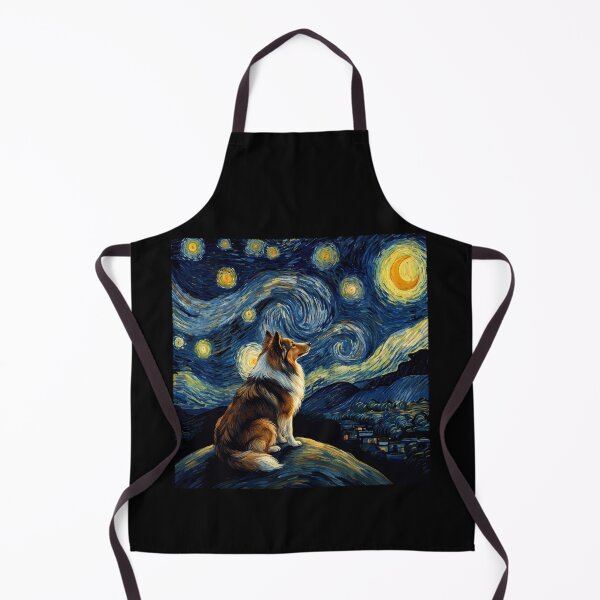Item preview, Shetland Sheepdog Starry Night Van Gogh Art Dog Lover designed and sold by TerryConnells.