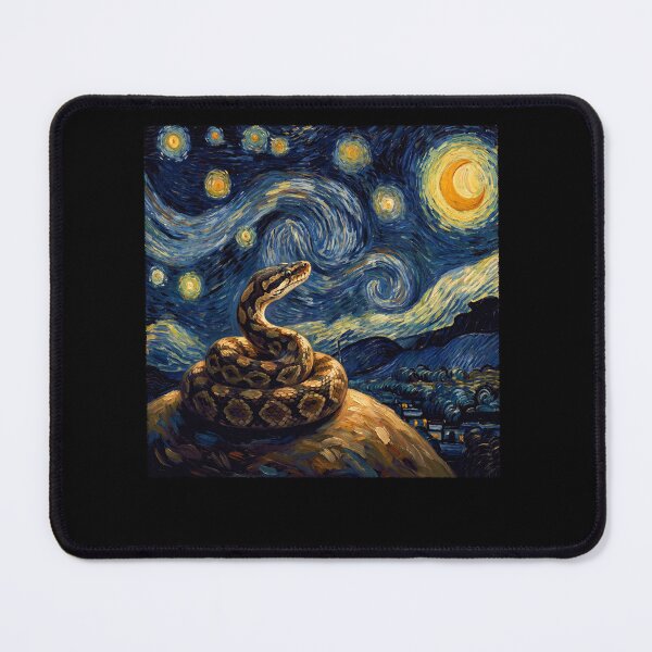 Item preview, Snake Starry Night Van Gogh Art Lover designed and sold by TerryConnells.