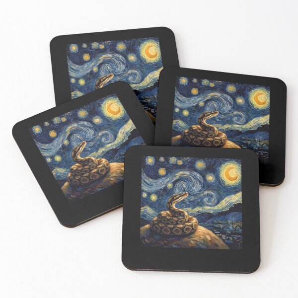 Item preview, Snake Starry Night Van Gogh Art Lover designed and sold by TerryConnells.