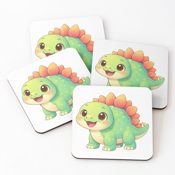 Item preview, Cute Stegosaurus Dinosaur for Baby Clothes – Minimalist Illustration designed and sold by Mac Sketches.