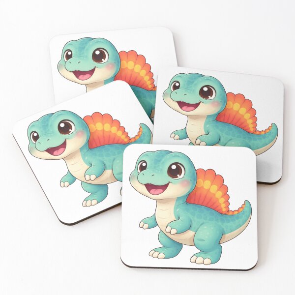 Item preview, Cute Spinosaurus Dinosaur for Baby Clothes – Minimalist Illustration designed and sold by Mac Sketches.