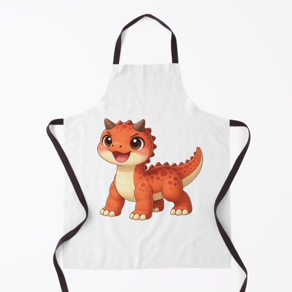 Item preview, Cute Carnotaurus Dinosaur for Baby Clothes – Minimalist Illustration designed and sold by Mac Sketches.