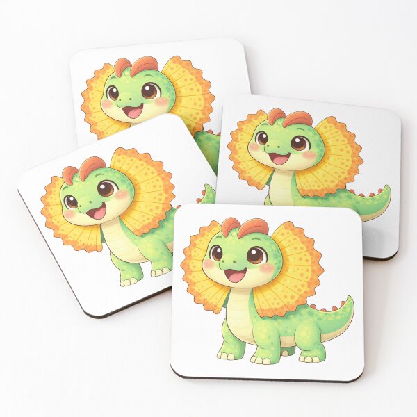 Item preview, Cute Dilophosaurus Dinosaur for Baby Clothes – Minimalist Illustration designed and sold by Mac Sketches.