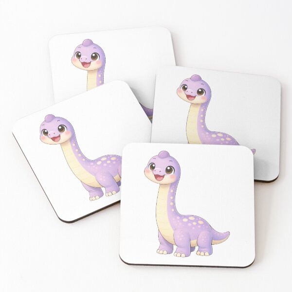 Artikelvorschau, Niedlicher Brachiosaurus-Dinosaurier für Babykleidung – Minimalistische Illustration entworfen und verkauft von Mac Sketches.