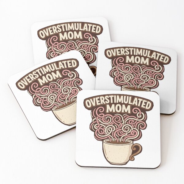 Item preview, Coffee Mom – Overstimulated Mom Survival Mode & Strong Mom Energy designed and sold by ArtsyExplorer.