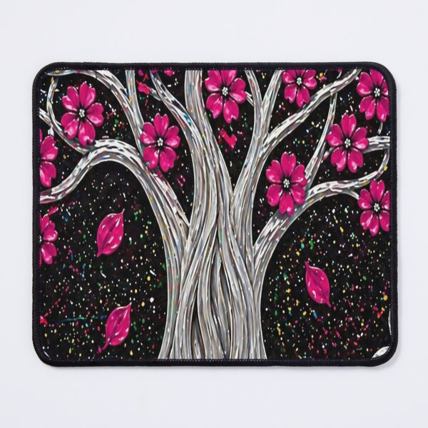 Item preview, Tree of Life Blossom – Spiritual symbolic art with pink blossoms designed and sold by bymandyart.