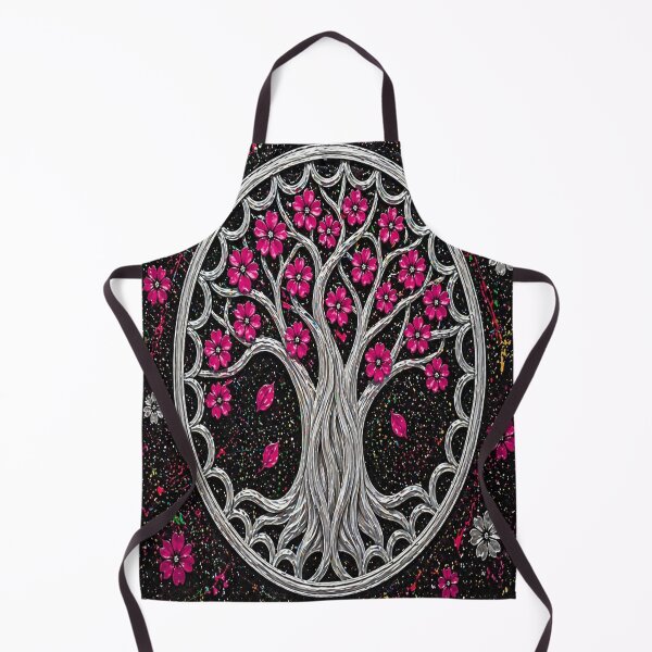 Item preview, Tree of Life Blossom – Spiritual symbolic art with pink blossoms designed and sold by bymandyart.