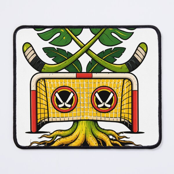 Item preview, Tropical Hockey Goal Roots Funny Sports Jungle T-Shirt Design designed and sold by LineLoo.