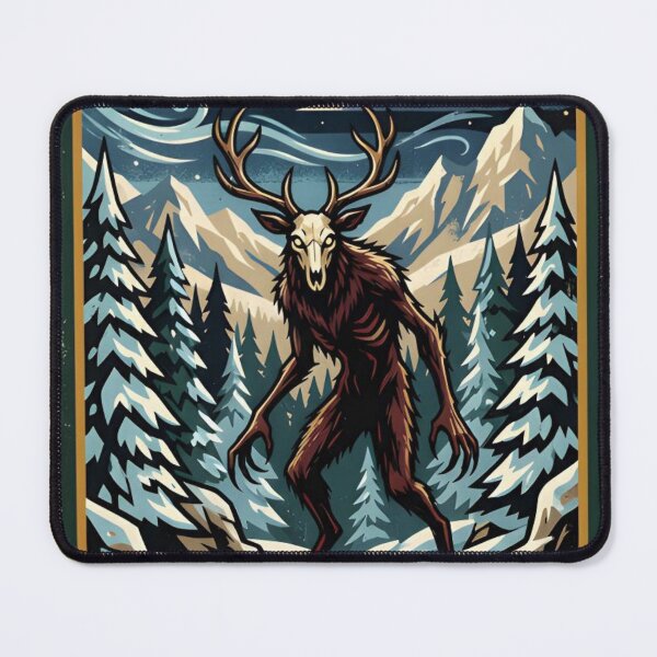 Item preview, Northern Wilderness – Legend of the Wendigo | National Park Badge Design designed and sold by ElNiro.