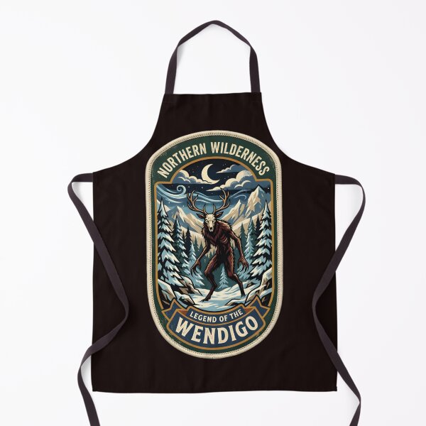 Item preview, Northern Wilderness – Legend of the Wendigo | National Park Badge Design designed and sold by ElNiro.