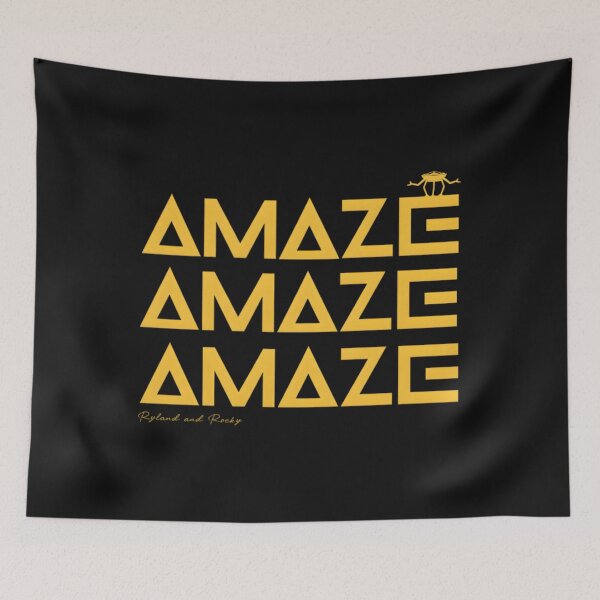 Item preview, Project Hail Mary Amaze Meme Funny Minimal Humor Quote Classic T-Shirt designed and sold by Qwertycraftd.