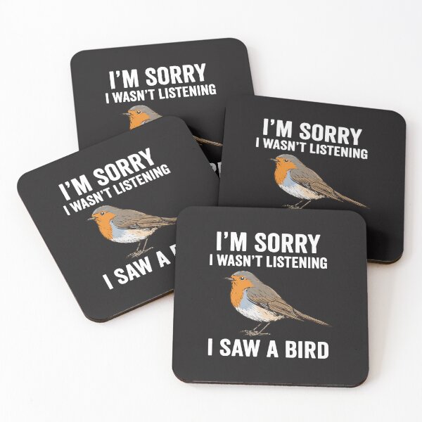 Item preview, I’m Sorry I Wasn’t Listening I Saw a Bird Funny Distracted Humor Bird Lover designed and sold by kiralynstration.