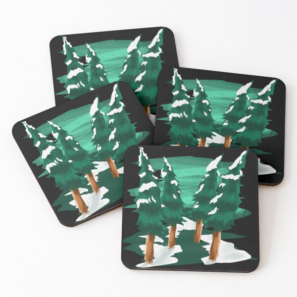 Item preview, Snowy Winter Pine Forest designed and sold by Prof4Artist.