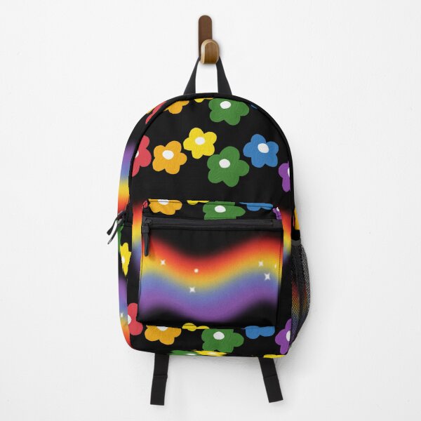 Item preview, Rainbow Pride Flowers Wall Art | Aura Rainbow Aesthetic | Pride Month Decor | LGBTQ Floral Gift | Dreamy Rainbow Home Decor designed and sold by TheQuotecrafted.