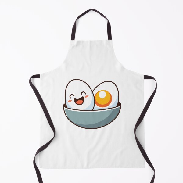 Item preview, Cute Happy Boiled Eggs in Bowl Cartoon designed and sold by febesl.