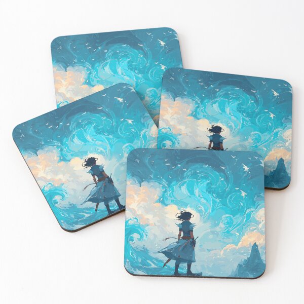 Item preview, Warden of the Azure Cliffs - Ocean Magic designed and sold by bapupa.