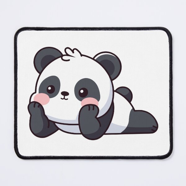Item preview, Adorable Chibi Panda Lying Down designed and sold by febesl.