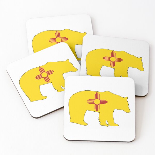 Item preview, New Mexico Flag Bear designed and sold by Esskay Designs.