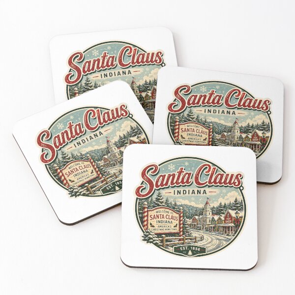 Item preview, Santa Claus Town in Indiana designed and sold by PamLeeDesign.