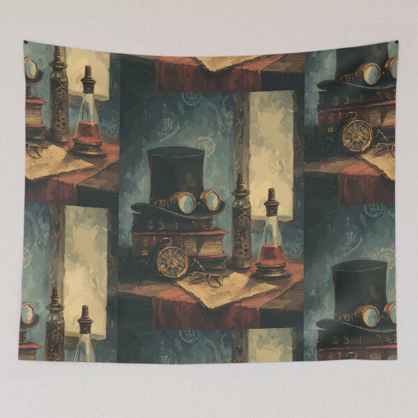 Item preview, Inventor's Desk Still Life - Steampunk Acessories designed and sold by bapupa.