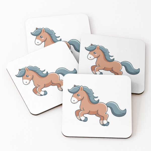 Item preview, Cute Pony Horse Galloping Cartoon designed and sold by febesl.