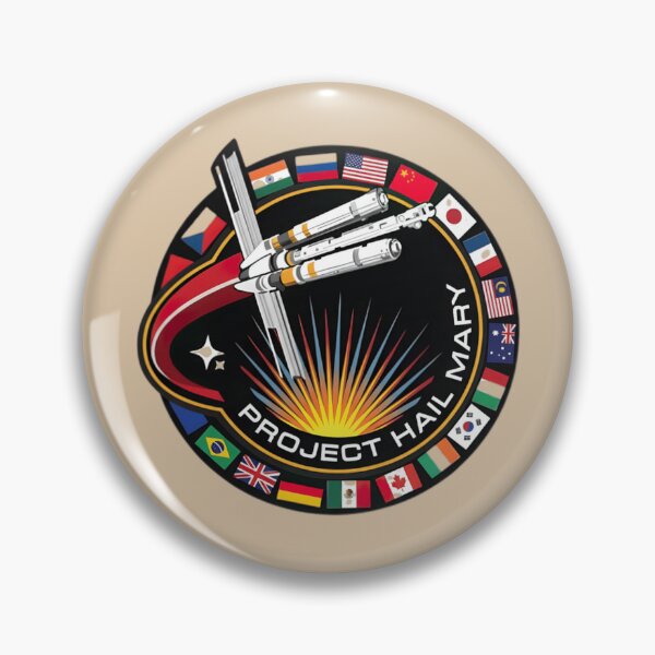 Item preview, Project Hail Mary Space Mission Rocket Launch Patch Style Classic T-Shirt designed and sold by Qwertycraftd.