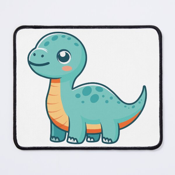 Item preview, Cute Blue Brontosaurus Long Neck Dinosaur designed and sold by febesl.