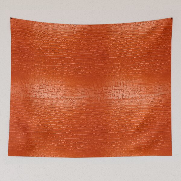 Item preview, Flat Croc Scale Orange Leather Photo Texture designed and sold by DigitaICraft.