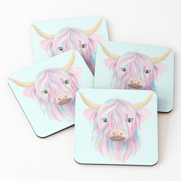 Item preview, Bonny Wee Coo – Pure Dead Brilliant Coffee Art designed and sold by Wild Thistle Art.
