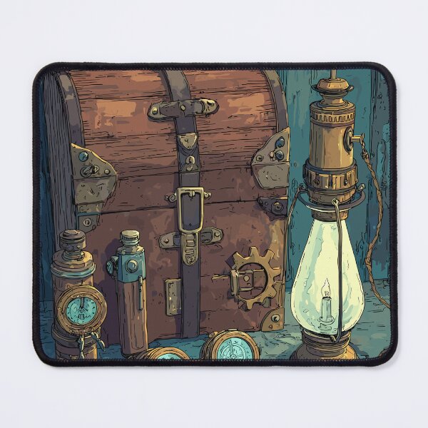 Item preview, Treasure Chest and Navigational Tools - Steampunk Acessories designed and sold by bapupa.