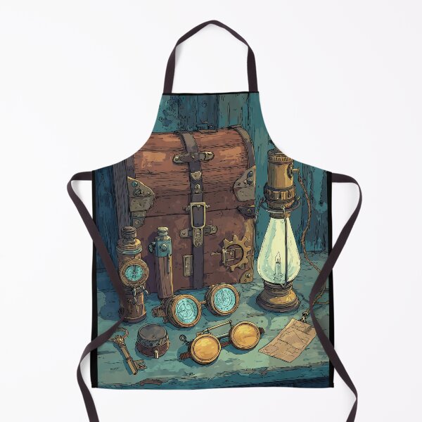 Item preview, Treasure Chest and Navigational Tools - Steampunk Acessories designed and sold by bapupa.