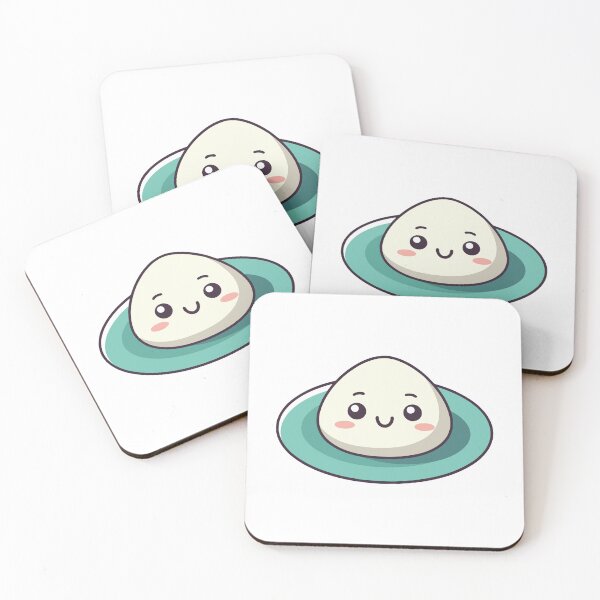 Item preview, Cute Smiling Mochi Japanese Dessert designed and sold by febesl.