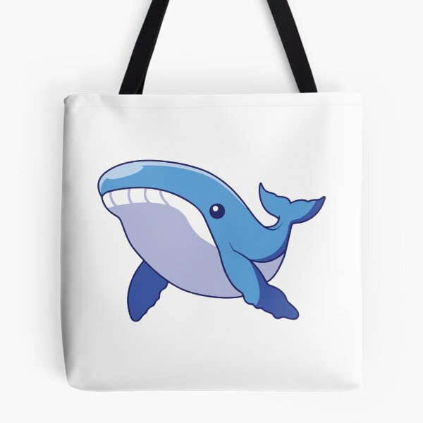Item preview, Cute Happy Blue Whale Swimming designed and sold by febesl.
