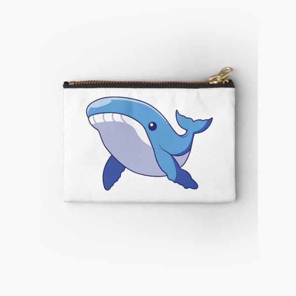 Item preview, Cute Happy Blue Whale Swimming designed and sold by febesl.