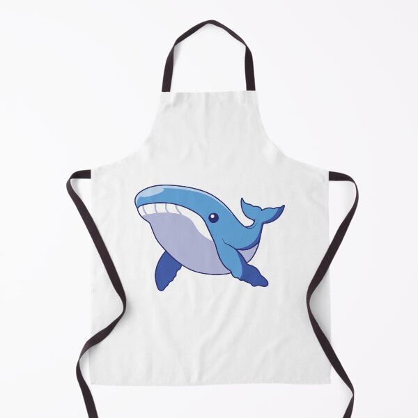 Item preview, Cute Happy Blue Whale Swimming designed and sold by febesl.