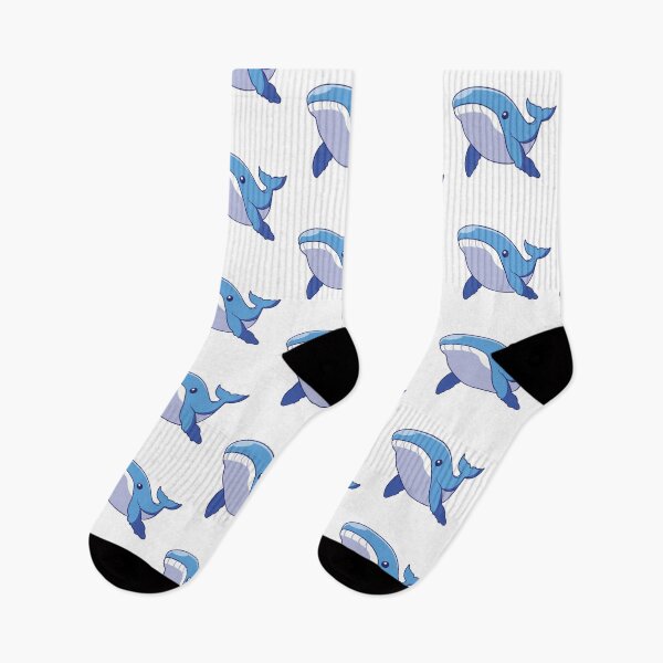 Item preview, Cute Happy Blue Whale Swimming designed and sold by febesl.