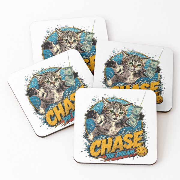 Item preview, Chase The Dream Swimming Kitten Dollar designed and sold by Brilleking.