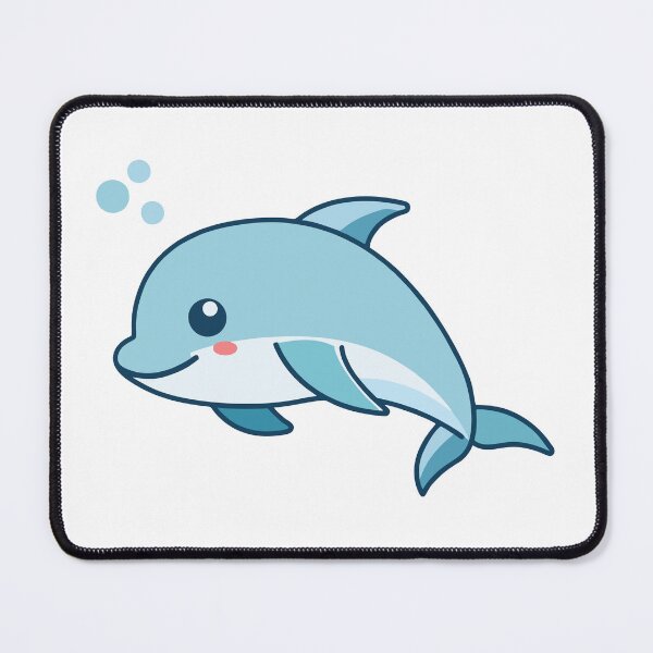 Item preview, Happy Kawaii Dolphin Jumping designed and sold by febesl.