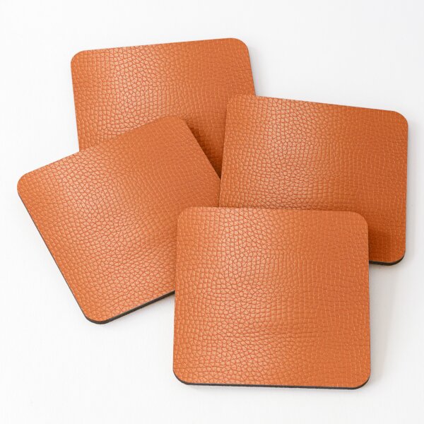Item preview, Fine Pebble Grain Orange Leather Photo Texture designed and sold by DigitaICraft.