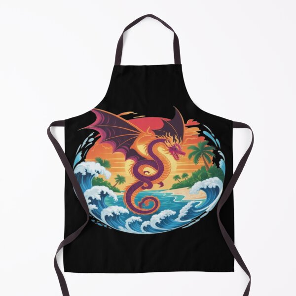 Item preview, Tropical Dragon Island Sunset designed and sold by DailySparks.