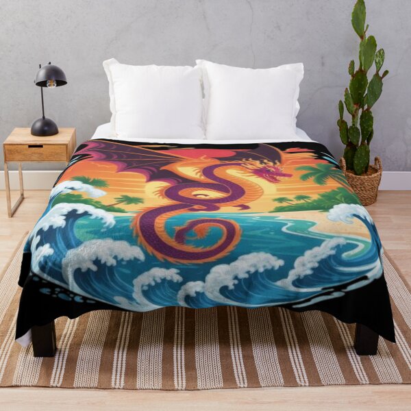 Item preview, Tropical Dragon Island Sunset designed and sold by DailySparks.
