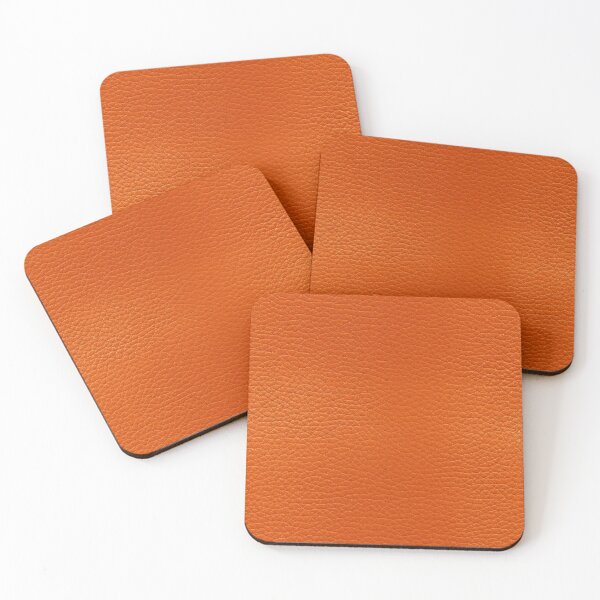 Item preview, Fine Uniform Pebble Grain Orange Leather Photo Texture designed and sold by DigitaICraft.