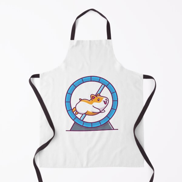 Item preview, Cute Hamster Running on Wheel designed and sold by febesl.