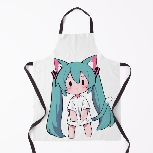 Item preview, Hatsune Miku Cute Chibi Cat Girl Twin Tails Anime Art – Kawaii Neko Pastel Aesthetic Sticker designed and sold by Dyan4.