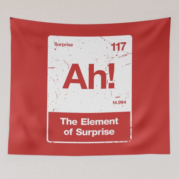 Item preview, Project Hail Mary Ah The Element Of Surprise Periodic Table Nerd Classic T-Shirt designed and sold by Qwertycraftd.