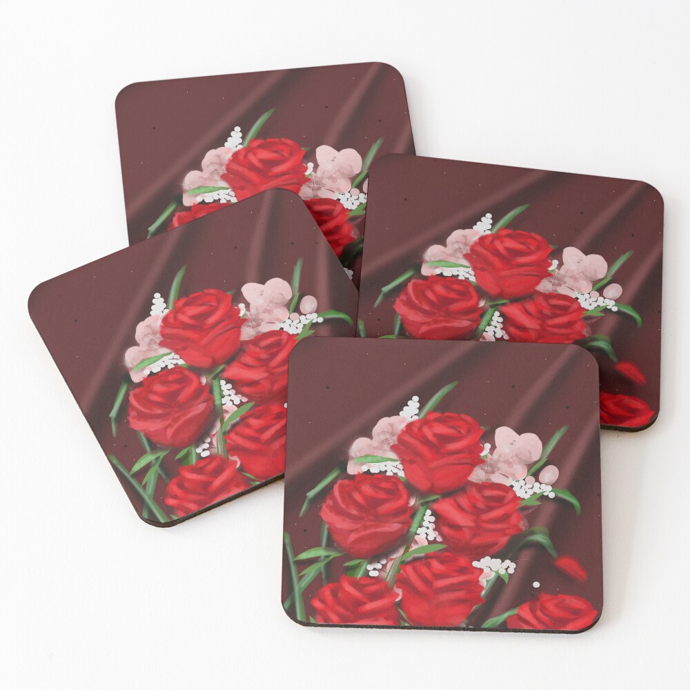 Item preview, Coasters (Set of 4) designed and sold by NightflyerArt.