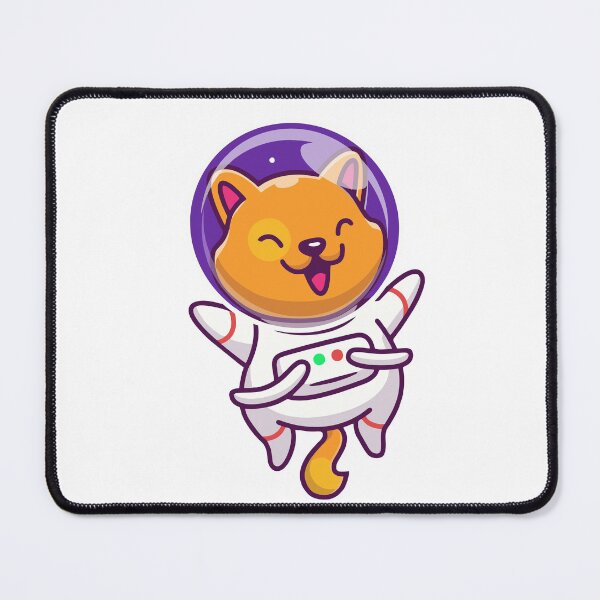 Item preview, Cute Space Cat Astronaut Floating designed and sold by febesl.